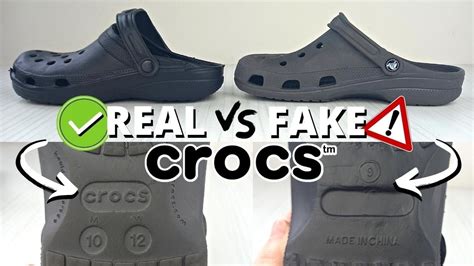 how to spot fake crocs shoes